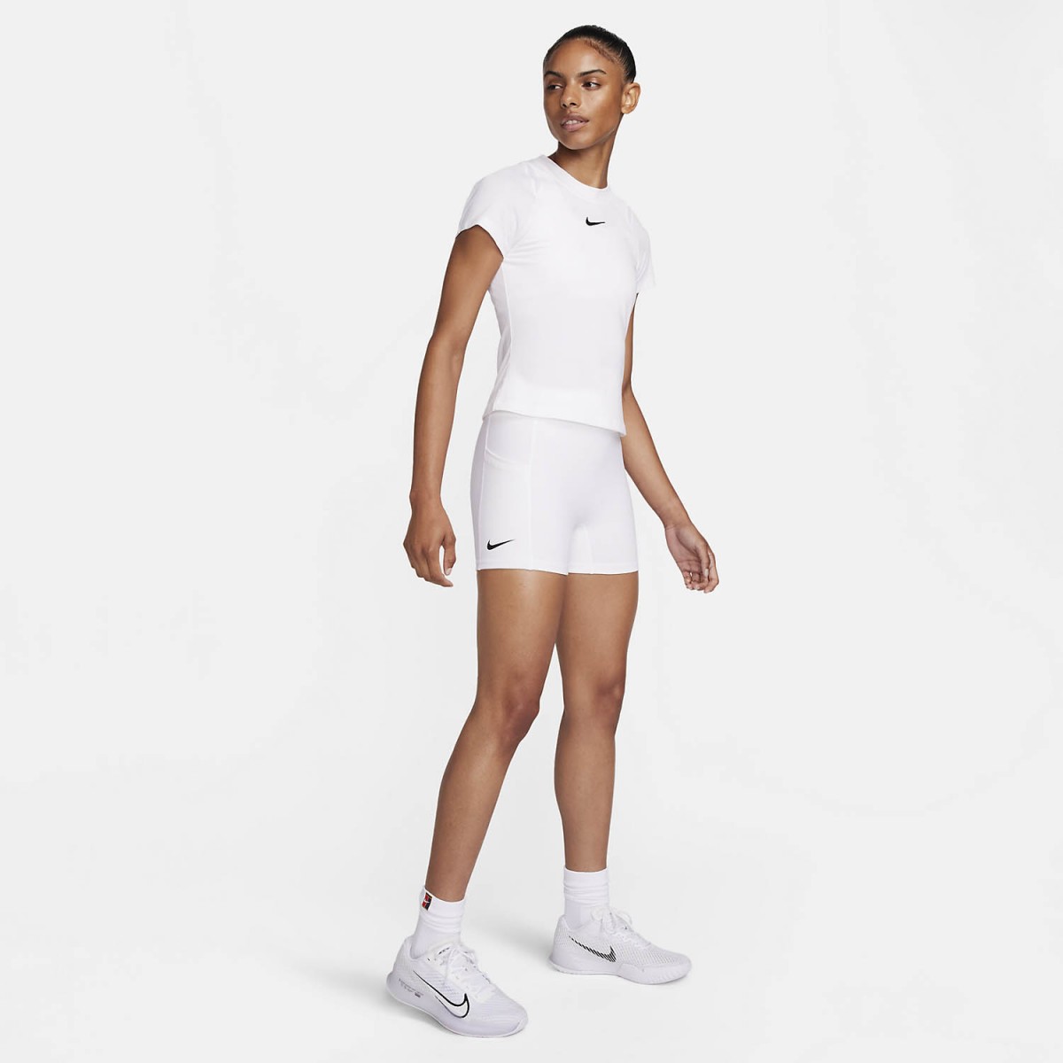 Тенісні шорти жіночі Nike DF Advantage Ballshort reg white