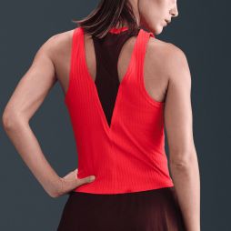 Тенісна майка жіноча Nike Court Slam Tank NY light crimson/burgundy crush/light crimson Тенісна майка жіноча Nike Court Slam Tank NY light crimson/burgundy crush/light crimson