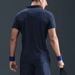 Тенісна футболка чоловіча Nike Court Advantage Slam Polo NY midnight navy Тенісна футболка чоловіча Nike Court Advantage Slam Polo NY midnight navy