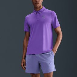 Тенісна футболка чоловіча Nike Court Advantage Polo action grape/white Тенісна футболка чоловіча Nike Court Advantage Polo action grape/white