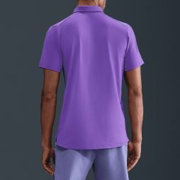 Тенісна футболка чоловіча Nike Court Advantage Polo action grape/white Тенісна футболка чоловіча Nike Court Advantage Polo action grape/white