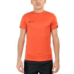 Тенісна футболка чоловіча Babolat Play Crew Neck T-Shirt Men fiesta red Тенісна футболка чоловіча Babolat Play Crew Neck T-Shirt Men fiesta red