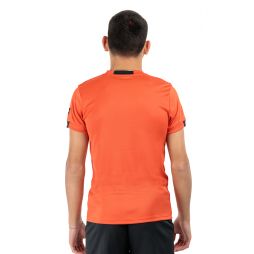 Тенісна футболка чоловіча Babolat Play Crew Neck T-Shirt Men fiesta red Тенісна футболка чоловіча Babolat Play Crew Neck T-Shirt Men fiesta red