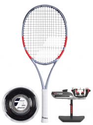 Тенісна ракетка Babolat Pure Strike 100 16/19 Gen4 grey/fluo strike Тенісна ракетка Babolat Pure Strike 100 16/19 Gen4 grey/fluo strike