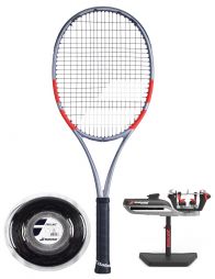 Тенісна ракетка Babolat Pure Strike 98 18/20 Gen4 grey/fluo strike Тенісна ракетка Babolat Pure Strike 98 18/20 Gen4 grey/fluo strike
