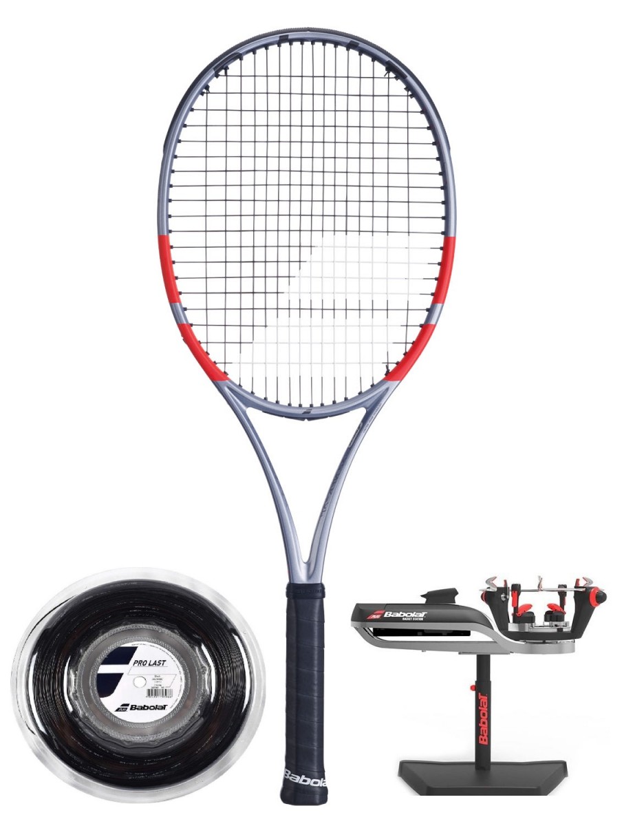 Тенісна ракетка Babolat Pure Strike 98 16/19 Gen4 grey/fluo strike