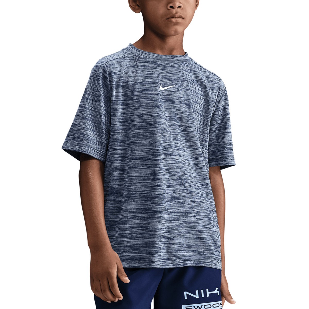 Футболка дитяча Nike Multi T-Shirt midnight navy/pure/white