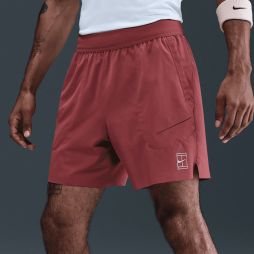 Тенісні шорти чоловічі Nike Court Advantage 6 Tennis Short cedar/white Тенісні шорти чоловічі Nike Court Advantage 6 Tennis Short cedar/white