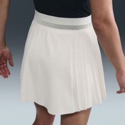 Тенісна спідничка жіноча Nike Dri Fit Court Slam Skirt RG pale ivory Тенісна спідничка жіноча Nike Dri Fit Court Slam Skirt RG pale ivory