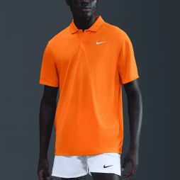 Тенісна футболка чоловіча Nike Court Solid Polo bright ceramic/white Тенісна футболка чоловіча Nike Court Solid Polo bright ceramic/white