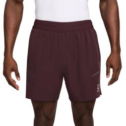 Тенісні шорти чоловічі Nike Court Advantage 6 Tennis Short burgundy crush/white