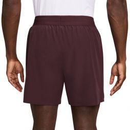 Тенісні шорти чоловічі Nike Court Advantage 6 Tennis Short burgundy crush/white