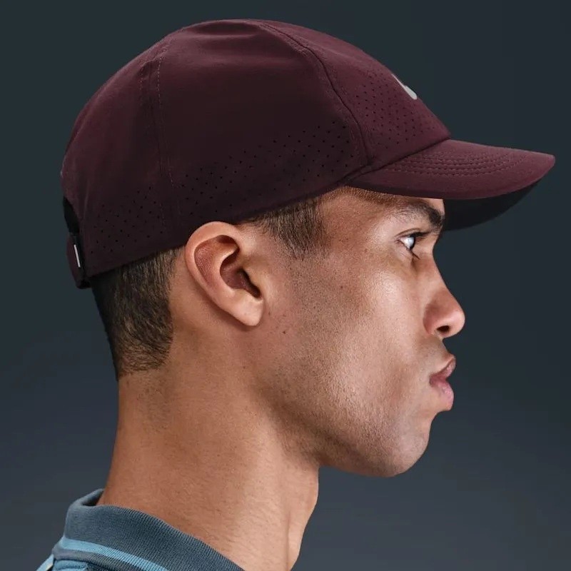 Теннисная кепка Nike ADV Club Cap burgundy crush/white