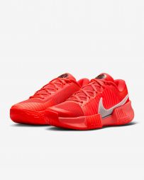 Теннисные кроссовки женские Nike Zoom GP Challenge Pro PRM Грунт bright crimson/metallic silver