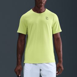 Тенісна футболка чоловіча Nike Court Advantage T-Shirt light lemon twist