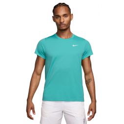 Тенісна футболка чоловіча Nike Court Victory washed teal/white
