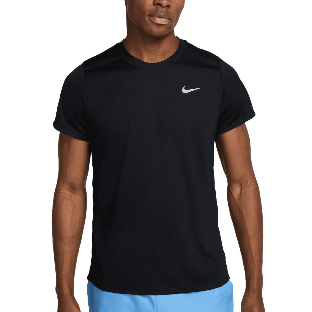 Тенісна футболка чоловіча Nike Court Victory black/white