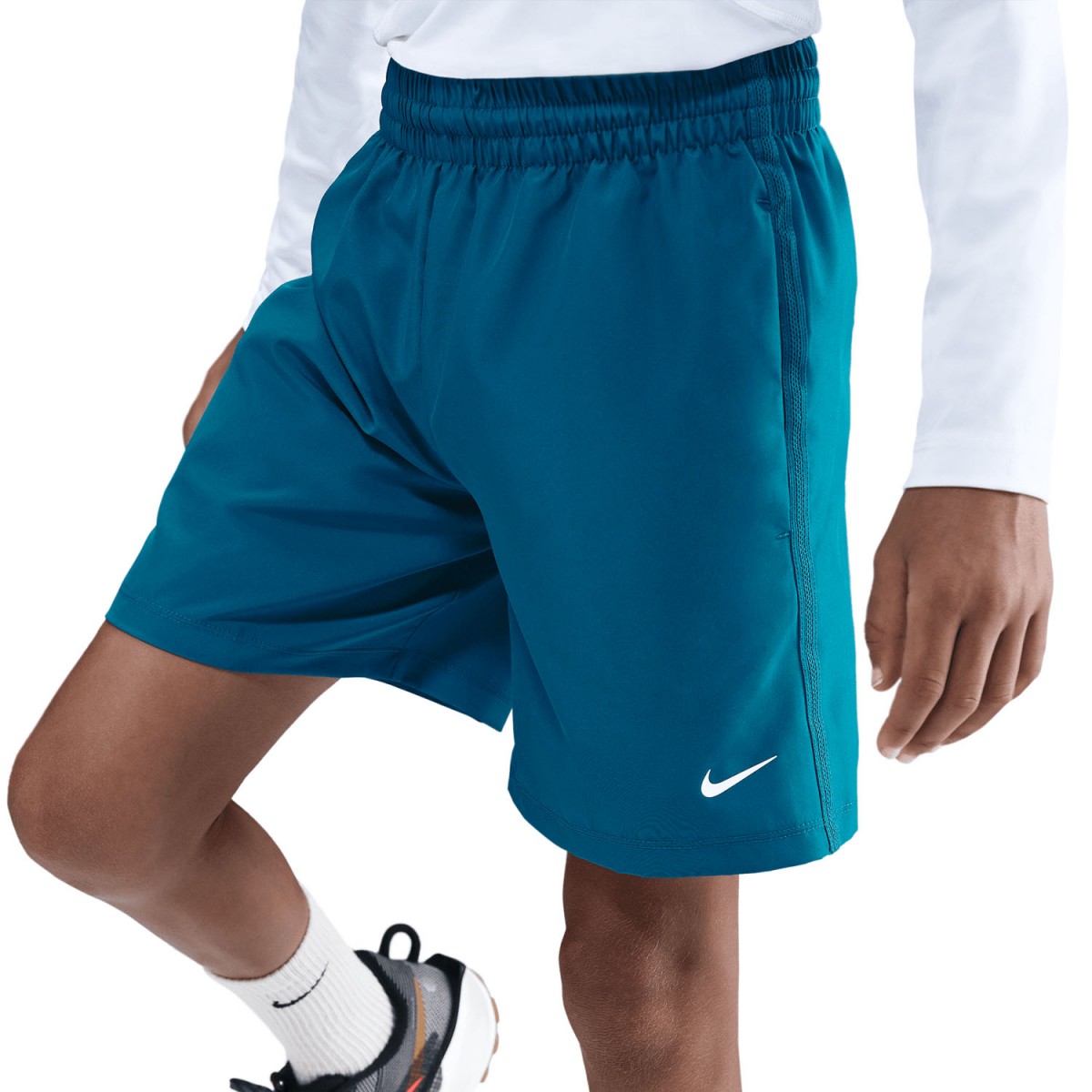 Тенісні шорти дитячі Nike Multi Shorts green abyss/white
