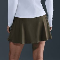 Теннисная юбка женская Nike Victory Tennis Skirt medium olive/white