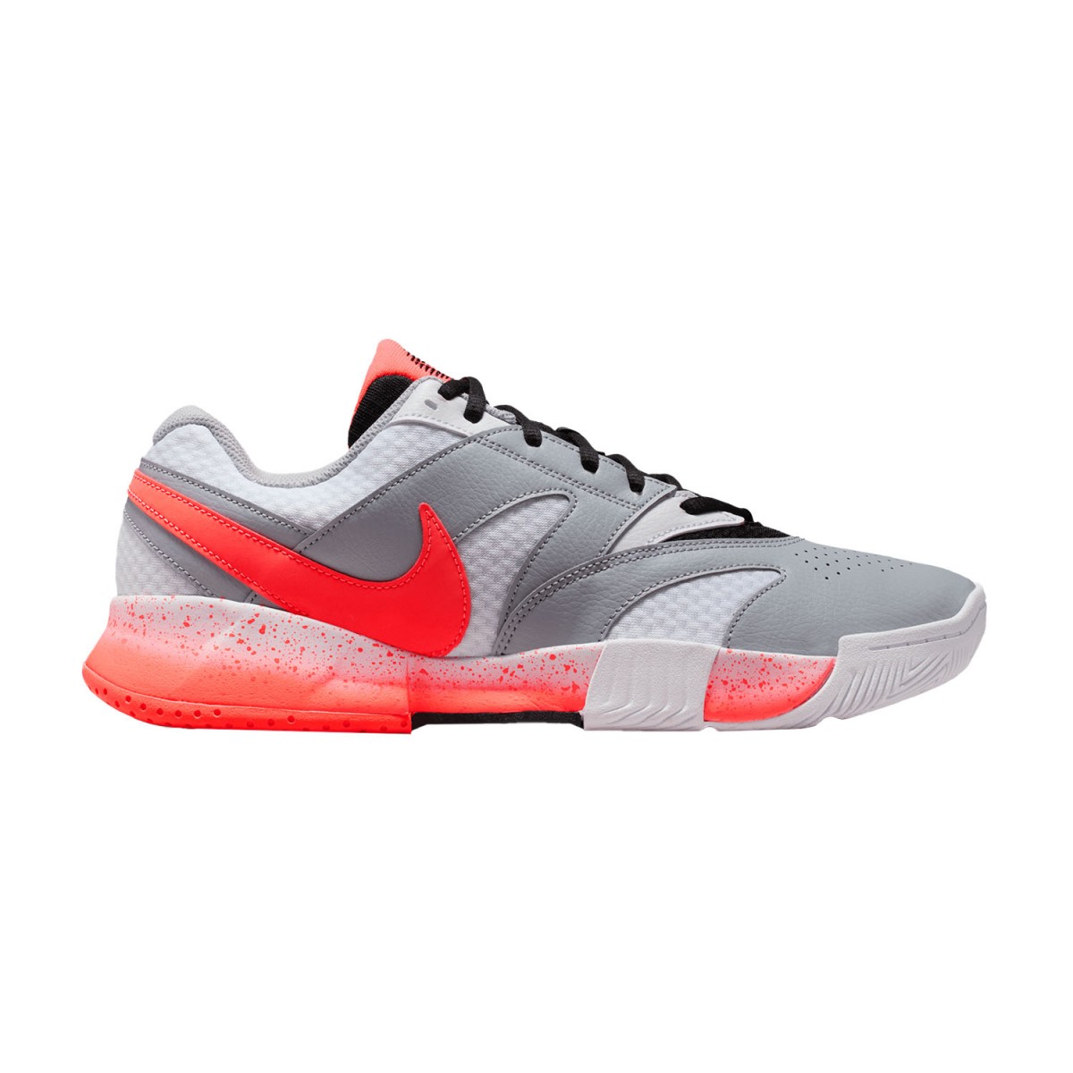 Теннисные кроссовки мужские Nike Court Lite 4 PRM white/wolf grey/hot lava