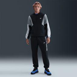 Костюм мужской Nike Club Fleece HDED TRACK GX black/gray/white