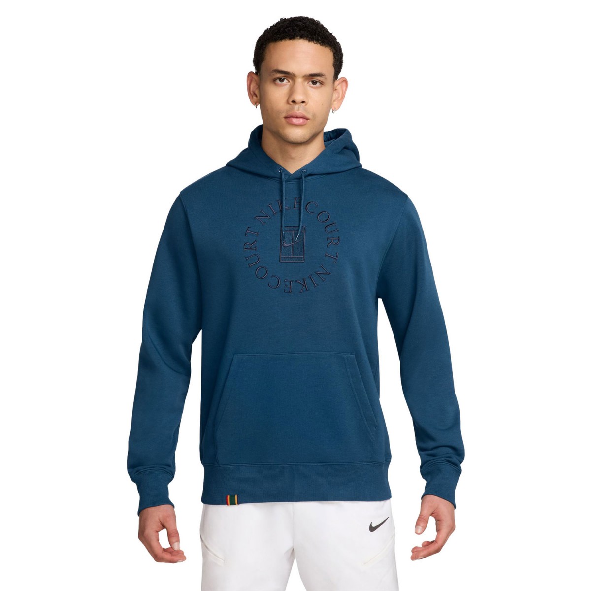 Худи мужское Nike Court DF Heritage Tennis Hoodie blue force/obsidian