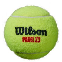 Мячи для падел-тенниса Wilson Padel X3 3-Ball