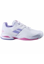 Дитячі тенісні кросівки Babolat Propulse All Court Junior Girl white/lavender