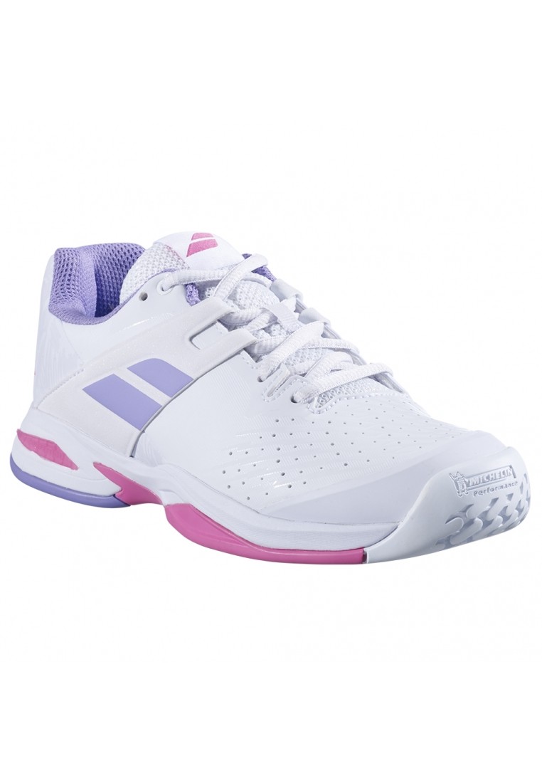 Детские теннисные кроссовки Babolat Propulse All Court Junior Girl white/lavender