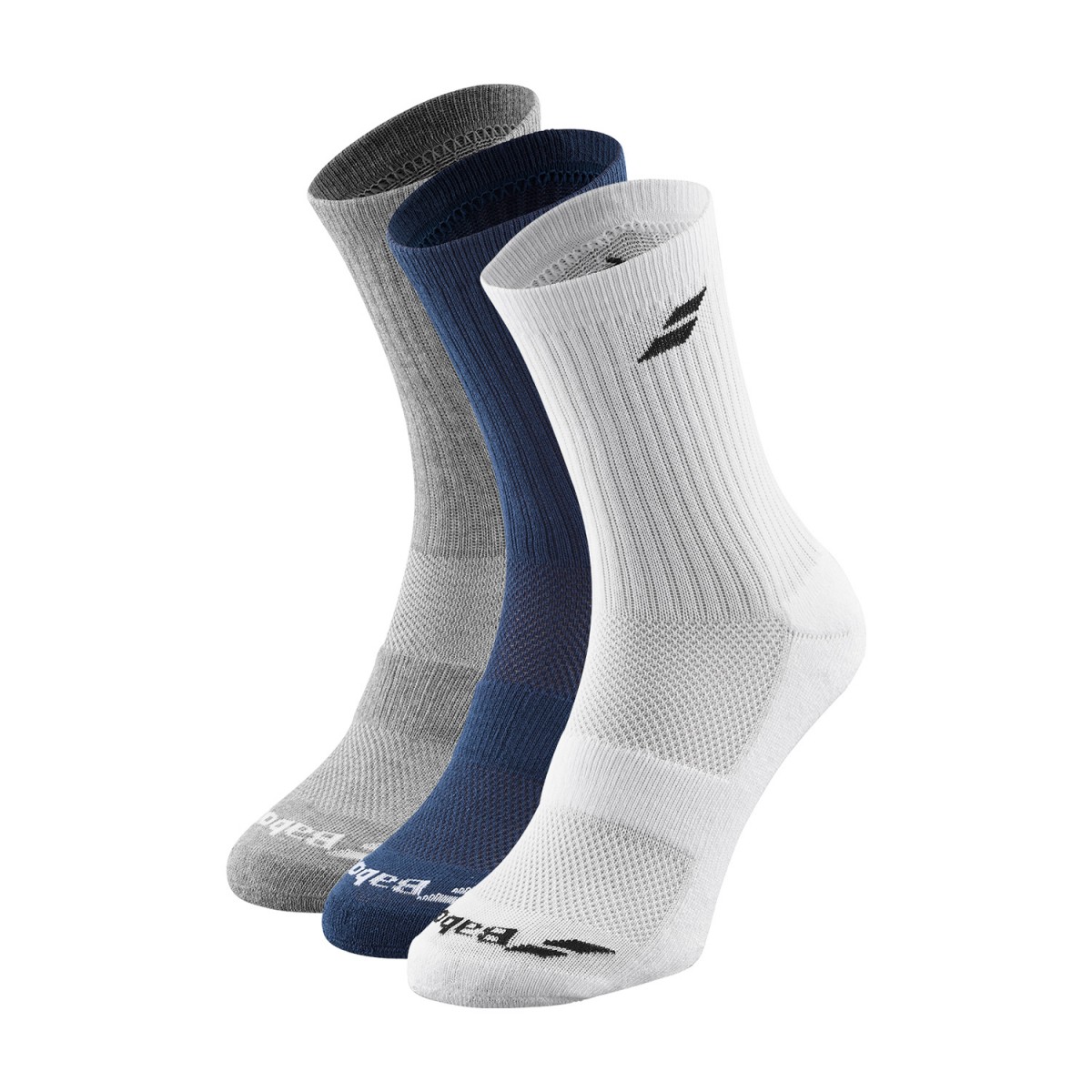 Носки Babolat 3 Pairs Pack Socks white/estate blue/light grey