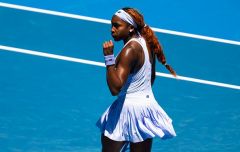 РОЗГРОМНА ПЕРЕМОГА ГОФФ НА СТАРТІ АВСТРАЛІЙСЬКОГО МЕЙДЖОРА