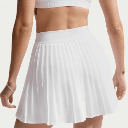 Тенісна спідничка жіноча Nike Victory High-Waisted Pleated Skirt white/black