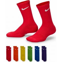 Носки детские Nike Everyday Cushioned Crew Junior 6-pack multicolor
