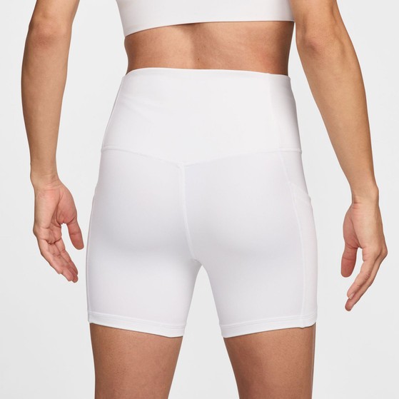 Теннисные шорты женские Nike Court 4in High Waisted Short white/black