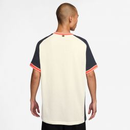 Тенісна футболка чоловіча Nike Court Heritage Logo T-Shirt sail/dark obsidian