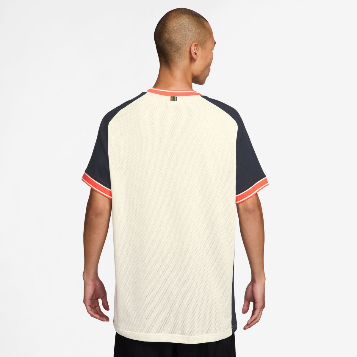 Тенісна футболка чоловіча Nike Court Heritage Logo T-Shirt sail/dark obsidian