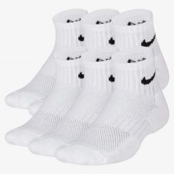 Шкарпетки дитячі Nike Everyday Cushioned Ankle Junior 6-pack white/black
