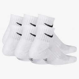 Шкарпетки дитячі Nike Everyday Cushioned Ankle Junior 6-pack white/black