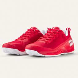 Тенісні кросівки чоловічі Wilson Rush Pro 4.5 Грунт infrared/infrared/white