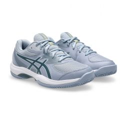 Дитячі тенісні кросівки Asics Gel-Game GS ГРУНТ grey blue/ironclad