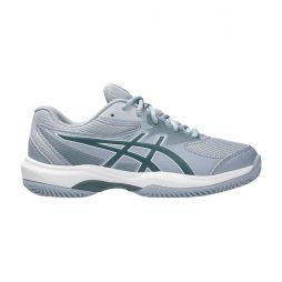 Дитячі тенісні кросівки Asics Gel-Game GS ГРУНТ grey blue/ironclad