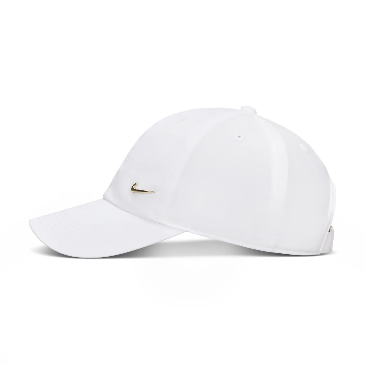 Кепка дитяча Nike Club Unstructured Metal Swoosh Youth Cap white/flat gold