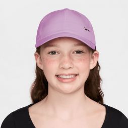 Кепка дитяча Nike Club Unstructured Metal Swoosh Youth Cap light magenta/metallic silver
