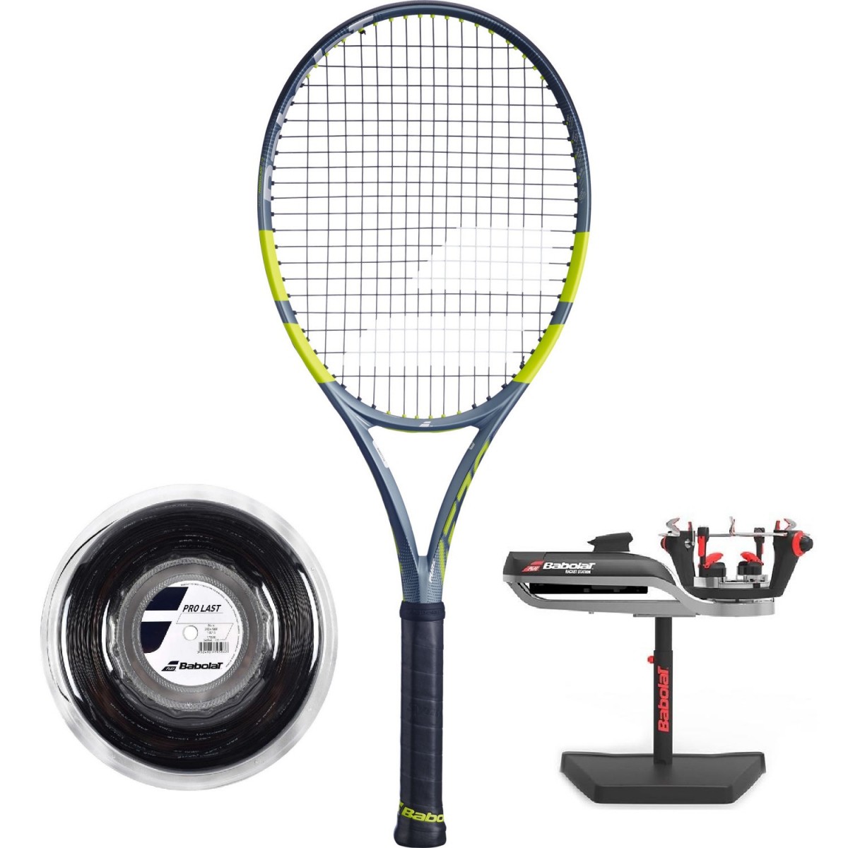 Тенісна ракетка Babolat Pure Aero 98 UNSTR grey/grey/yellow