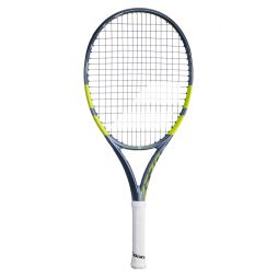 Теннисная ракетка детская Babolat Pure Aero Jr (25) grey/fluorescent yellow