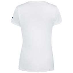 Теннисная футболка женская Babolat Play Cap Sleeve Top Women white / white