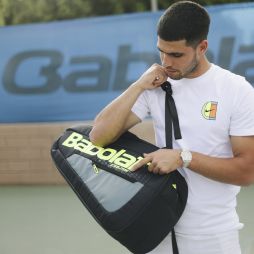 Теннисная сумка детская Babolat RH Carlitos Junior black/flourescent yellow