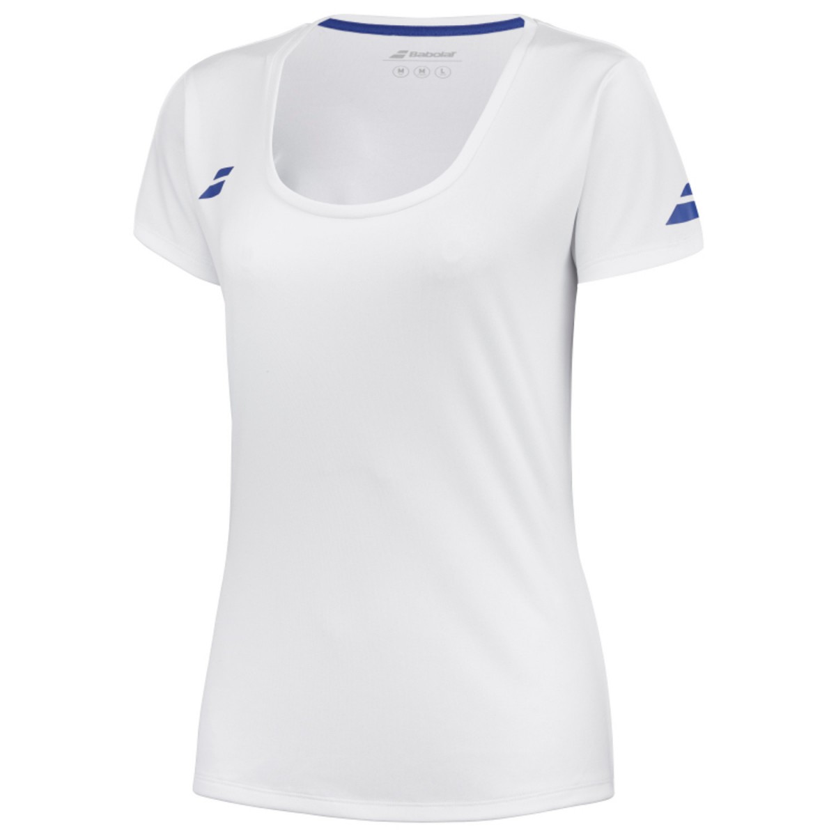 Тенісна футболка жіноча Babolat Play Cap Sleeve Top Women white / white
