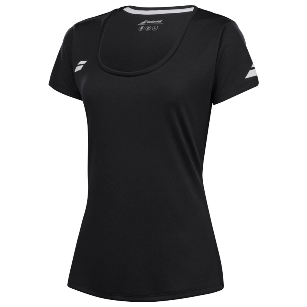 Тенісна футболка жіноча Babolat Play Cap Sleeve Top Women black / black