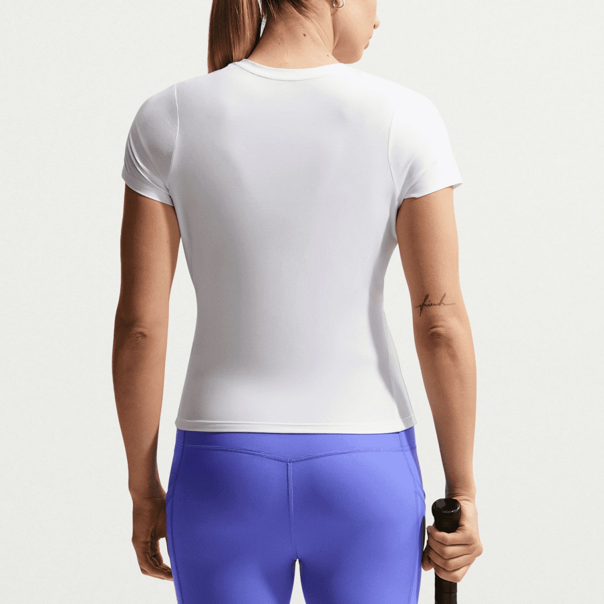 Тенісна футболка жіноча Nike Victory Short-Sleeve Top white/black